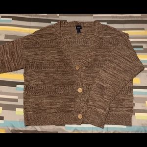 Daytrip Pointelle Cable Knit cardigan sweater